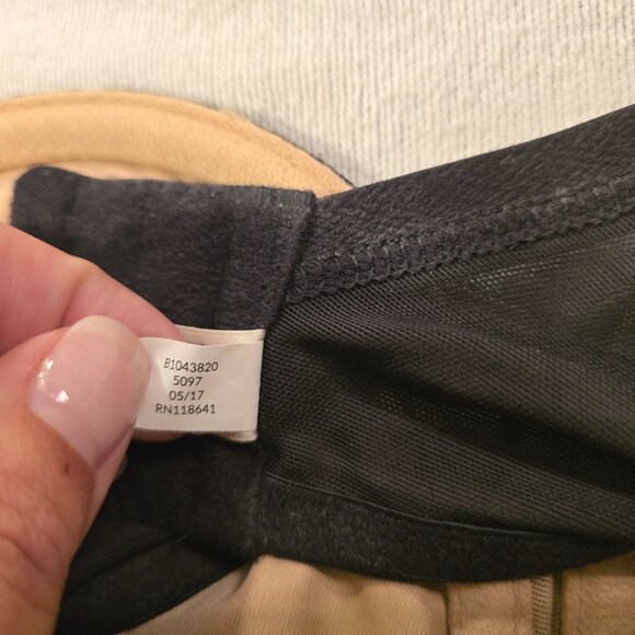 Cacique 40C Black Sheer Floral Modern Lace Bra UL FC GUC SO Pretty Nude - Picture 10 of 11